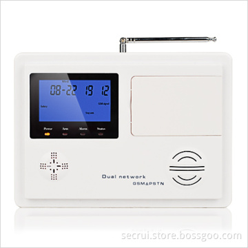 Dual Network PSTN&GSM Wireless Home Alarm System LCD Display (KR-5800)